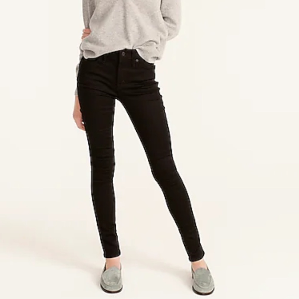 9” mercantile Black JCrew jeans